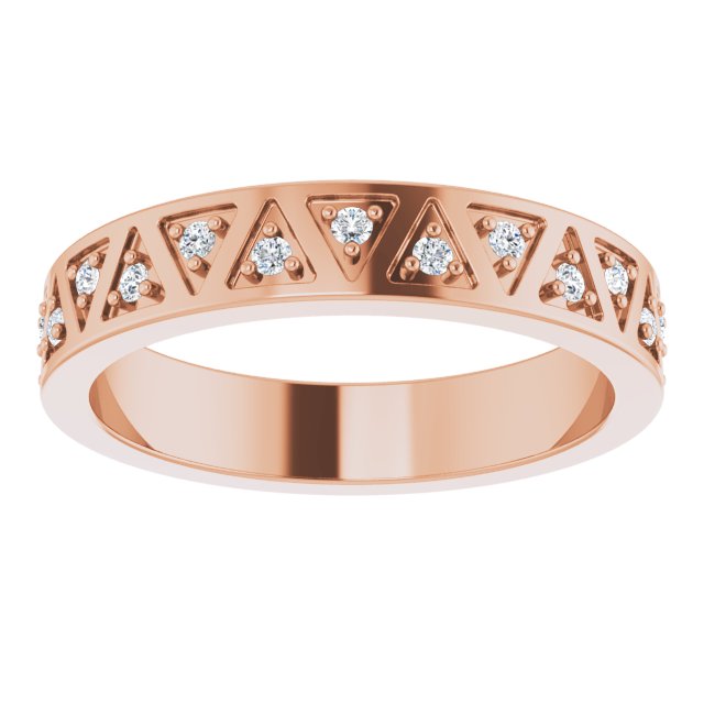 0.26 ct. Round Diamond Eternity Band-VIRABYANI